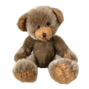 Silvery Brown Plush Teddy Bear 9 in Sitting Bear Stuffed Animal Toy